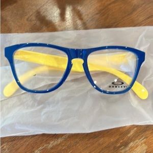Oakley Blue and yellow Frogskins youth frames